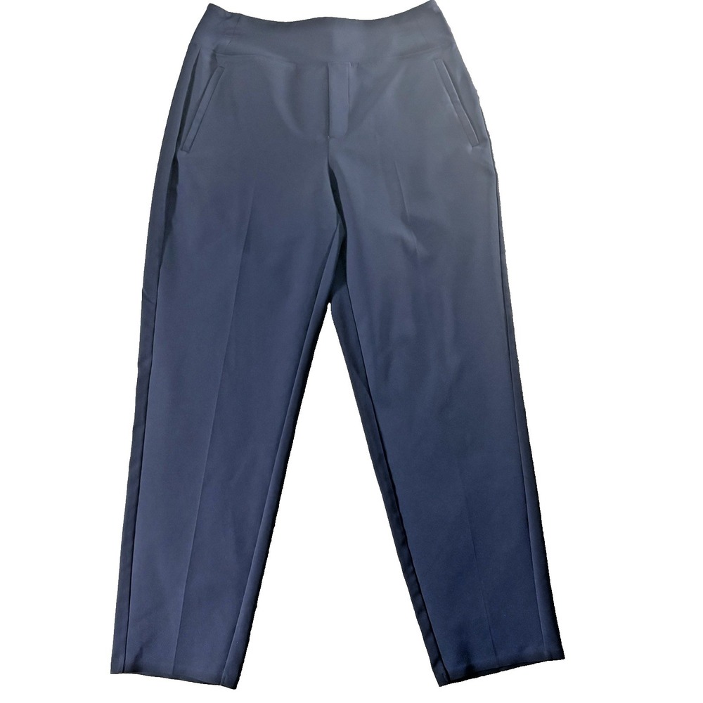 Athleta Brooklyn Ankle Pant Navy‎ Size 8 Wrinkle-resistant Stretch Lightweight